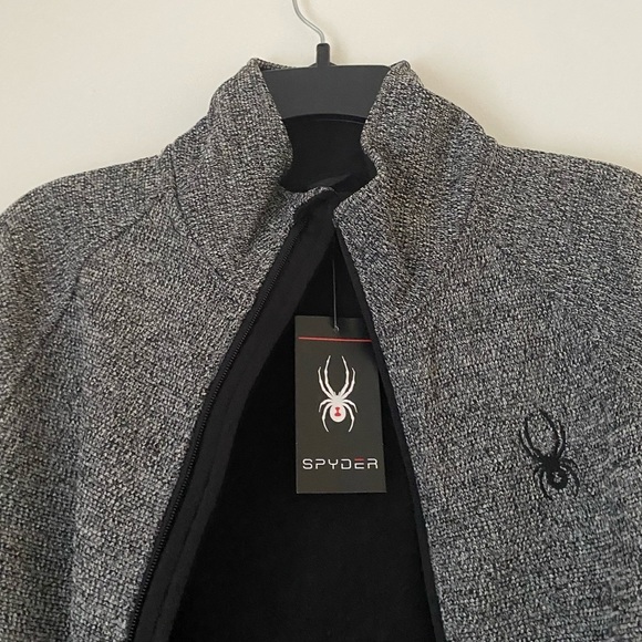 𝅺Men’s Spyder Stellar Full Zip Textured Jacket NWT - Picture 7 of 16